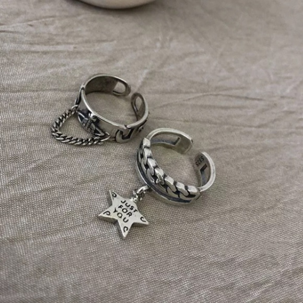 🌟 Insta star sterling silver open ring - Picture 5 of 6